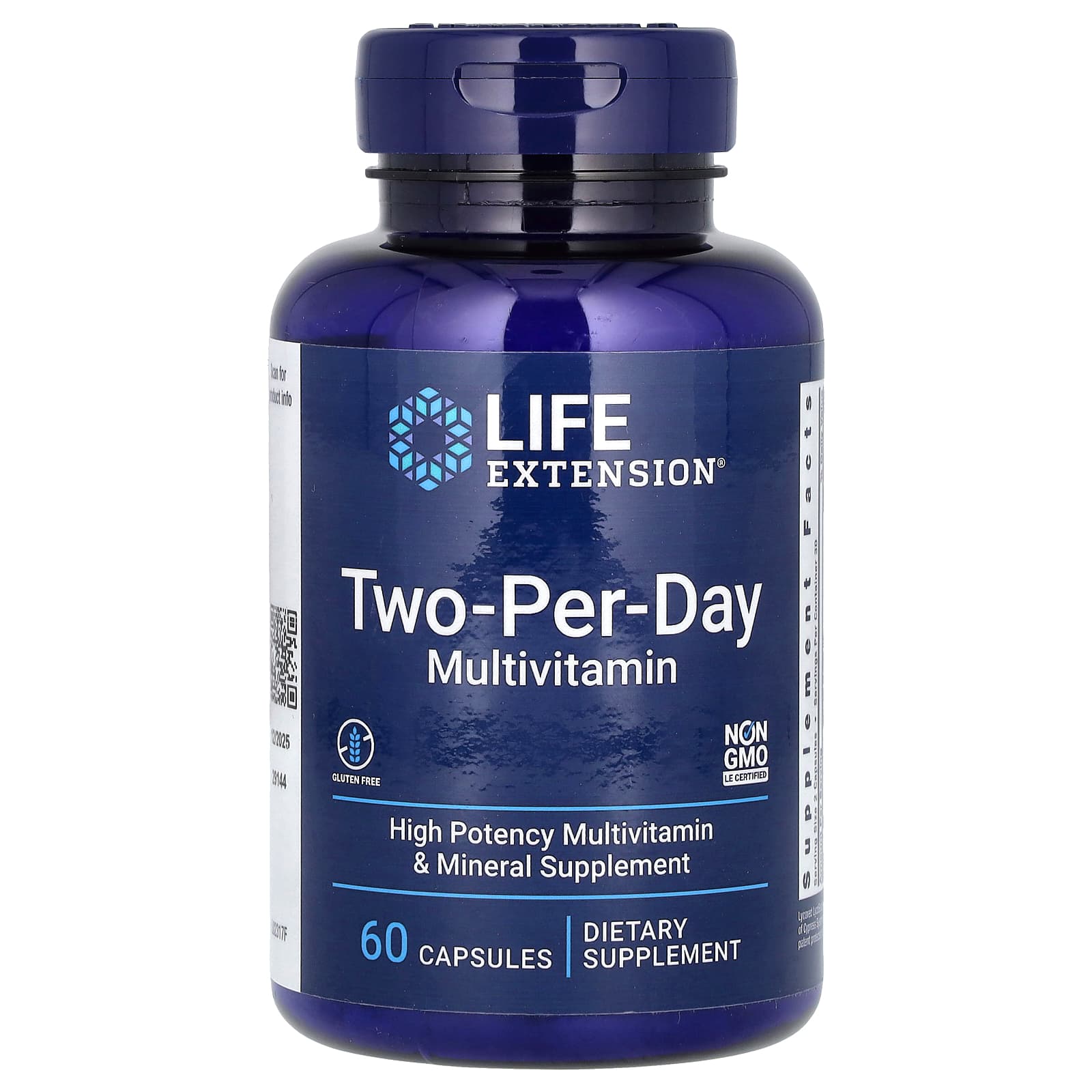 Life Extension, Multivitamínico 2 por Dia, 60 Cápsulas