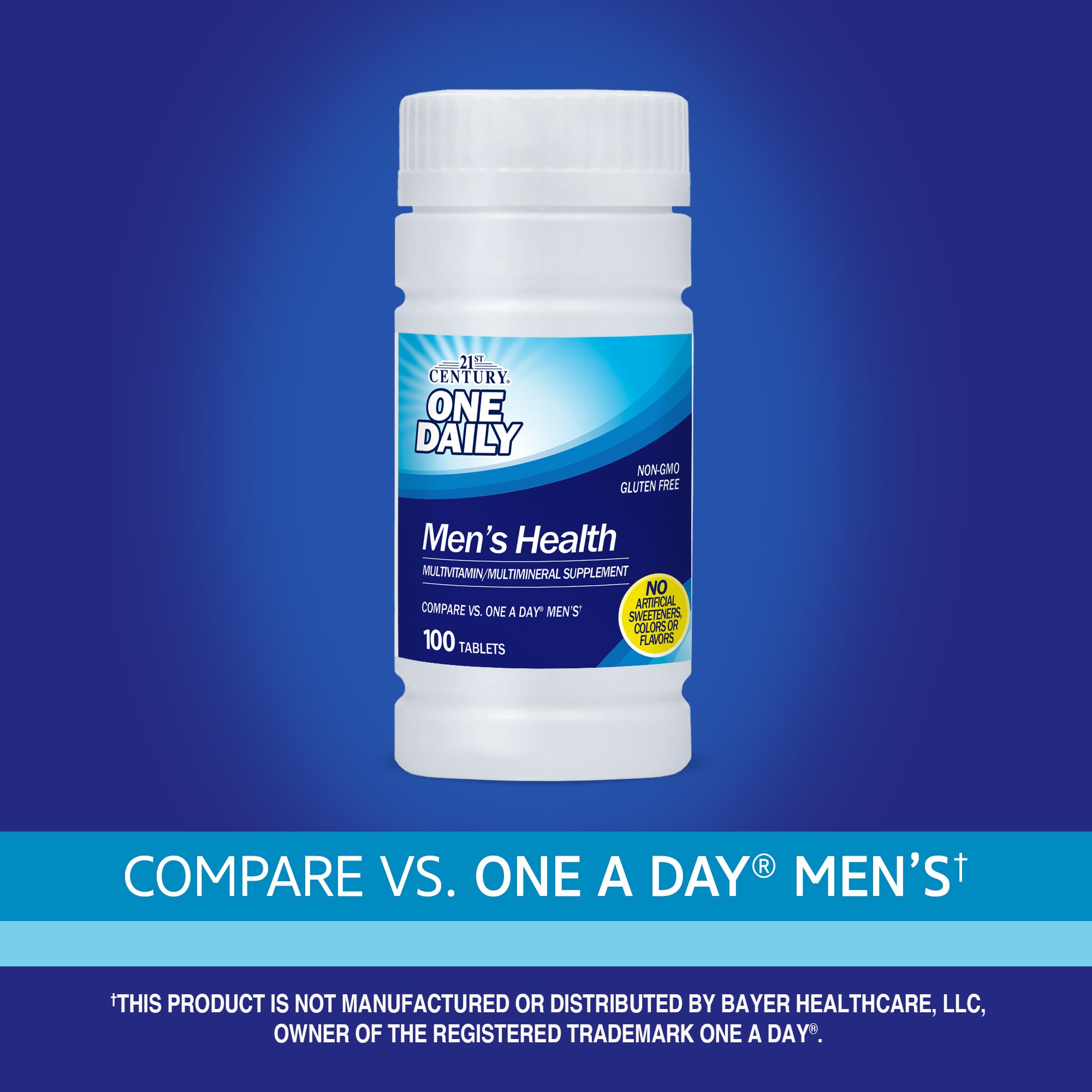21st Century, One Daily, Saúde do Homem, 100 Comprimidos - Imagem 8