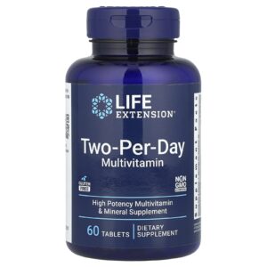 Life Extension, 2 por Dia, 60 Comprimidos