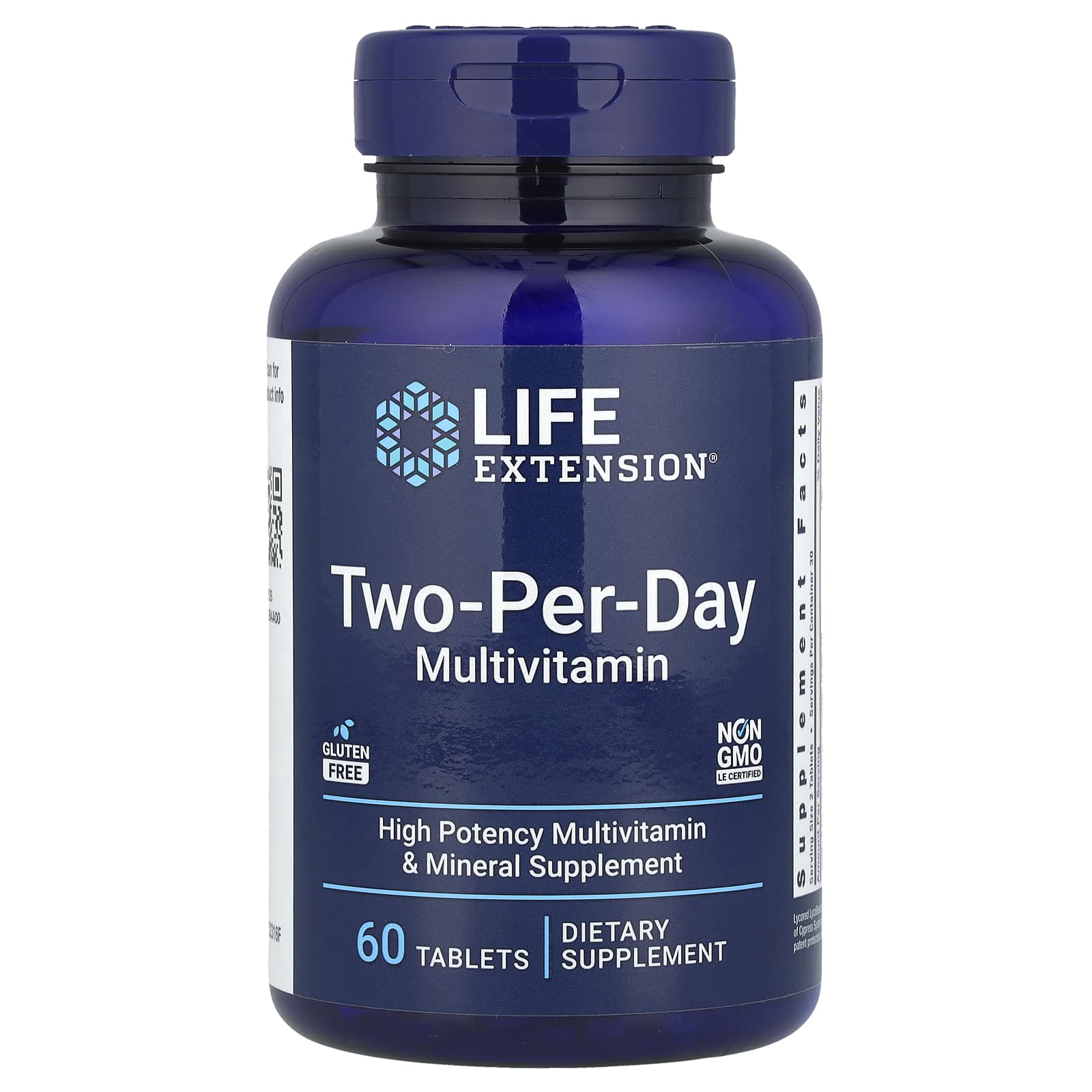 Life Extension, 2 por Dia, 60 Comprimidos