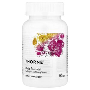 Thorne, Basic Prenatal, 90 Cápsulas