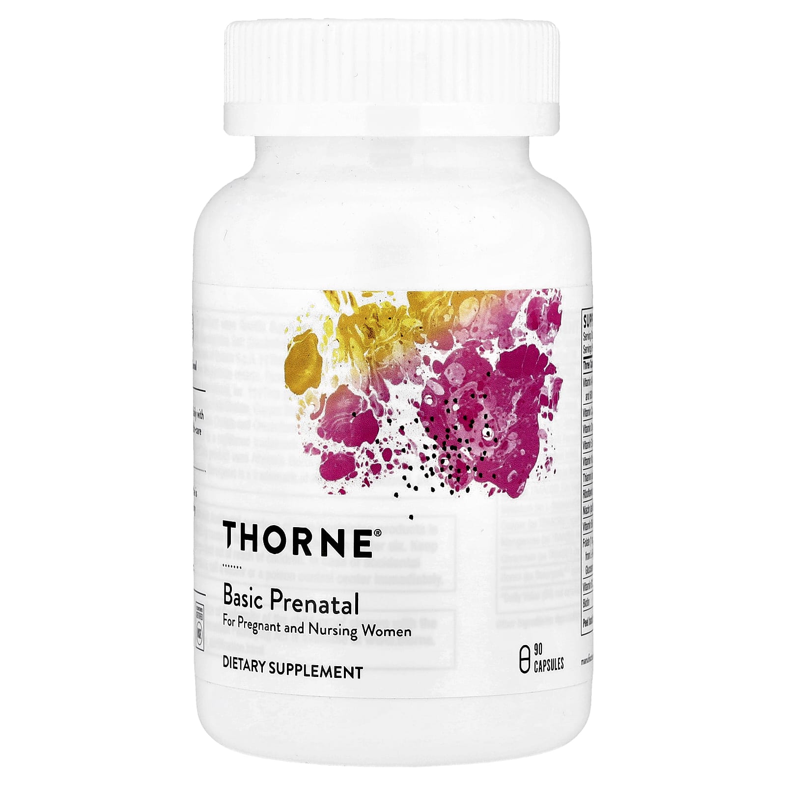 Thorne, Basic Prenatal, 90 Cápsulas