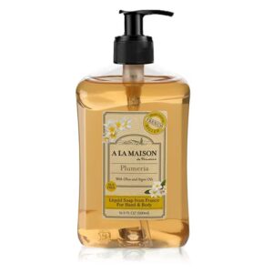 A La Maison French Liquid Hand Soap - Plumeria -- 16.9 fl oz