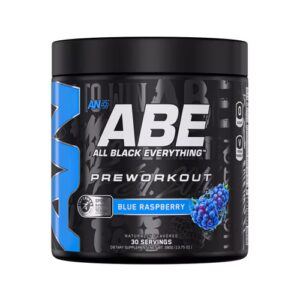 ABE Ultimate Pre-Workout - Blue Razz certificado pela Informed Sport - 30 porções - 13,75 oz