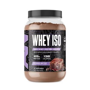 ABE Whey Iso Whey Protein - Massa de Brownie Certificada pela Informe Sport - 2 lbs