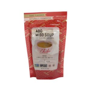 Sopa de missô Abokichi com pimenta não transgênica - 140 g