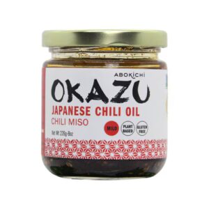 Abokichi OKAZU Pimenta Japonesa Crocante Óleo Sem Glúten Pimenta Miso -- 8 oz