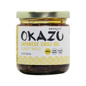 Abokichi OKAZU Pimenta Japonesa Crocante Óleo Curry Miso Sem Glúten -- 8 oz