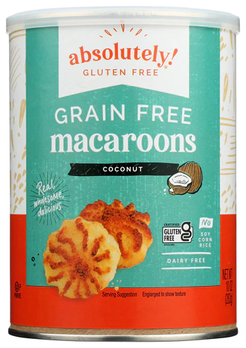 Macarons de coco sem glúten e sem grãos - 10 oz