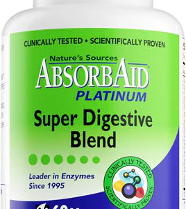 AbsorbAid Platinum Super Digestive Blend -- 60 cápsulas vegetais®