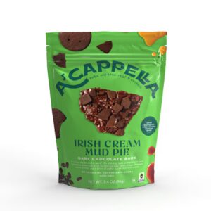 Torta de chocolate amargo Acappella com creme irlandês e lama -- 3,4 oz