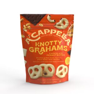 Manteiga de amendoim com chocolate Acappella Knotty Grahams - 4,5 oz