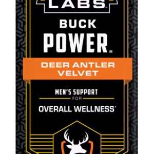 Action Labs Buck Power Deer Antler Velvet - 60 cápsulas