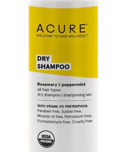 Shampoo a seco Acure Alecrim e Hortelã-pimenta - 50 ml