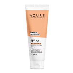 Protetor solar mineral Acure FPS 50 -- 3 fl oz