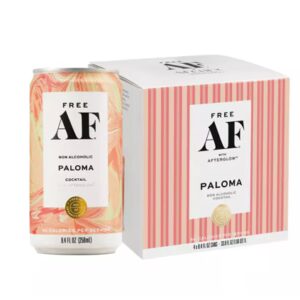 Coquetel sem álcool AF Drinks Free AF Paloma - Pacote com 4
