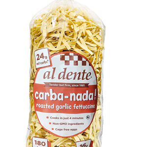 Macarrão Fettucine com Alho Assado Al Dente Carba-Nada - 10 onças