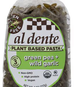 Macarrão à base de plantas Al Dente, ervilha verde e alho selvagem - 8 oz