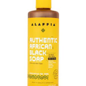 Sabonete preto africano autêntico Alaffia tudo em um - Eucalipto e árvore do chá - 16 fl oz