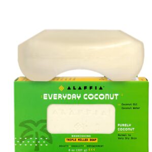 Sabonete em barra de coco Alaffia EveryDay - Puramente coco - 8 oz
