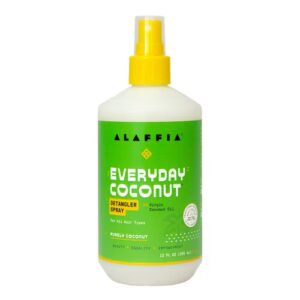 Alaffia EveryDay Coconut Detangler Spray - Puramente Coco -- 12 fl oz
