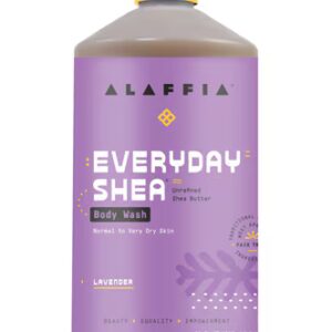 Sabonete Líquido Corporal Alaffia Everyday Shea - Lavanda - 32 fl oz