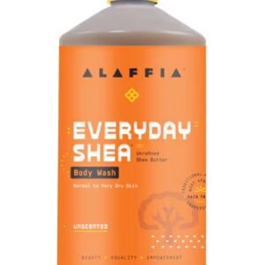 Sabonete Líquido Corporal Alaffia Everyday Shea - Sem Perfume - 32 fl oz
