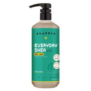 Sabonete Líquido Corporal Alaffia Everyday Shea - Baunilha e Menta - 32 fl oz