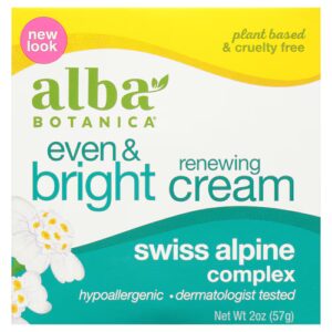 Alba Botanica Creme Renovador Uniforme e Brilhante - 2 oz