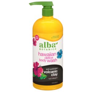 Sabonete Líquido Corporal Detox Havaiano Alba Botanica com Argila Vulcânica - 32 fl oz