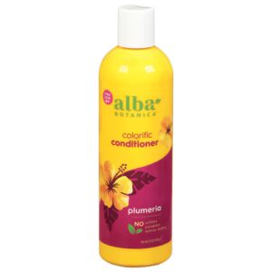 Condicionador de cabelo havaiano Alba Botanica Colorific Plumeria -- 12 fl oz