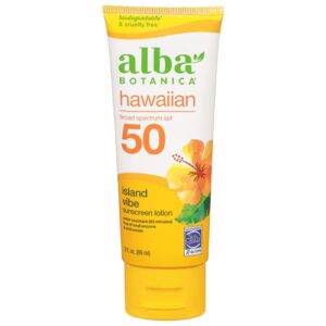 Loção Protetor Solar Havaiana FPS 50 Alba Botanica Island Vibe -- 3 oz