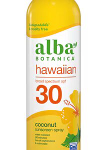 Alba Botanica Protetor Solar em Spray Havaiano FPS 30 Coco -- 5 fl oz