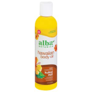 Óleo Corporal Havaiano de Noz de Kukui Alba Botanica Organics - 8,5 fl oz