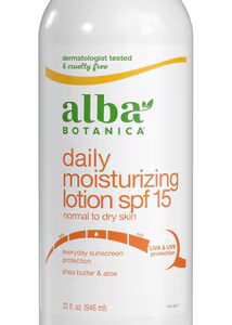 Alba Botanica Loção Corporal Muito Emoliente Tom Diário FPS 15 -- 32 fl oz