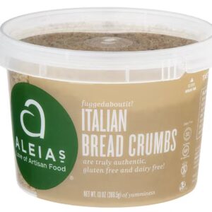 Farinha de rosca sem glúten da Aleia's Italiana - 13 oz
