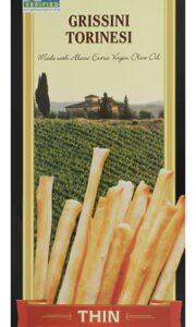 Alessi Grissini Torinesi Breadsticks finos não transgênicos - 3 onças
