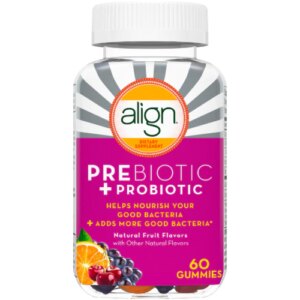 Align DualBiotic Prebiótico + Probiótico Frutas Naturais -- 60 Gomas