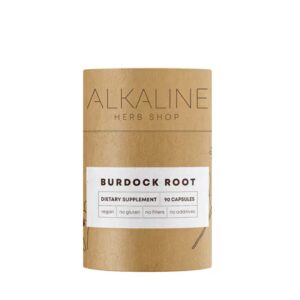 Suplemento de raiz de bardana da Alkaline Herb Shop - 90 cápsulas