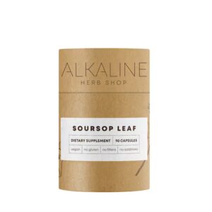 Suplemento de folha de graviola da Alkaline Herb Shop - 90 cápsulas