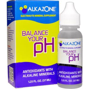 Gotas alcalinas AlkaZone com antioxidante - 1,25 fl oz