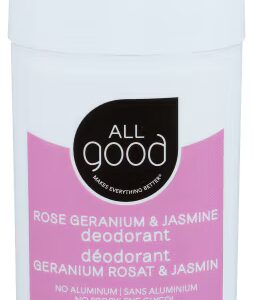 Desodorante All Good sem alumínio - Rosa, Gerânio e Jasmim - 2,5 oz