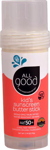 Protetor solar infantil All Good Sunscreen Butter Stick FPS 50+ - 2,75 oz