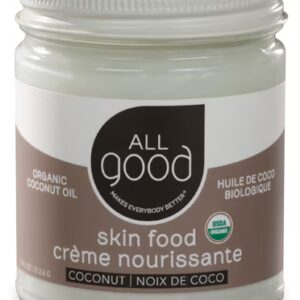 Óleo de coco orgânico All Good Skin Food - 7,5 fl oz