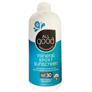 Protetor solar mineral All Good Sport FPS 30 - 16 oz