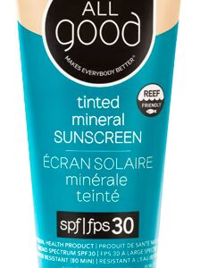Loção Protetor Solar Mineral com Cor All Good FPS 30 - 1 fl oz