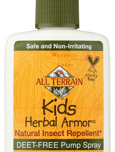 Spray repelente natural de insetos Herbal Armor para crianças All Terrain Kids, sem Deet - 4 fl oz