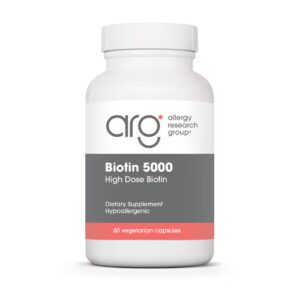 Allergy Research Group Biotina 5000 -- 60 Cápsulas Vegetarianas