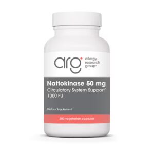 Grupo de Pesquisa em Alergia Nattokinase -- 50 mg - 300 Cápsulas Vegetarianas