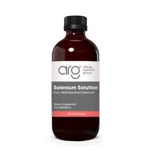 Solução de selênio do Allergy Research Group - 100 mcg - 8 fl oz